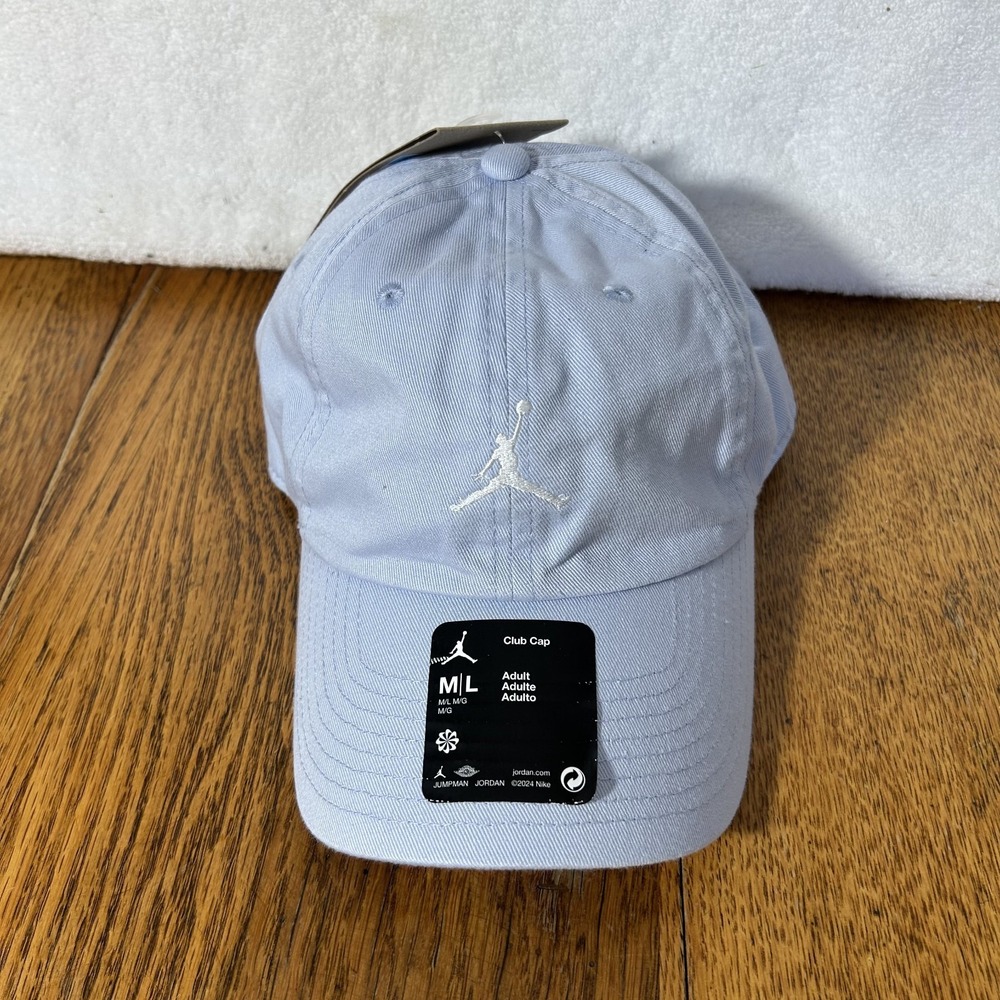 Nike Jordan Mens Size M/L Blue Unstructured Club Cap Hat